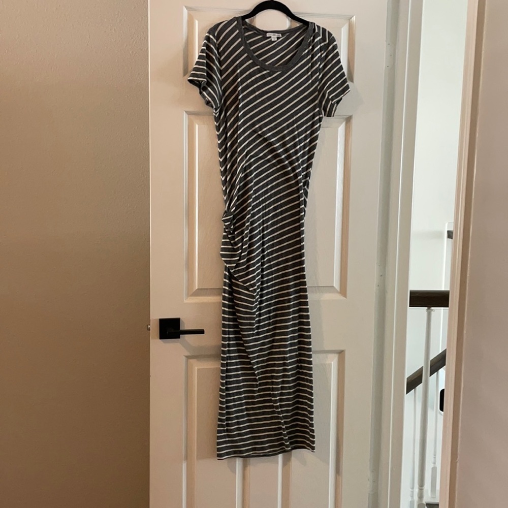 Striped James Perse Cotton Maxi Dress